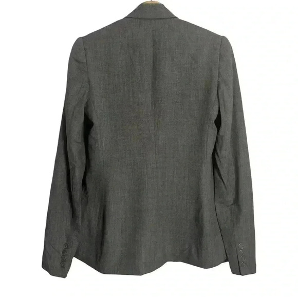 Ralph Lauren Black Label Womens Blazer Jacket Size 2 Wool Silk Preppy Equestrian - Picture 3 of 16